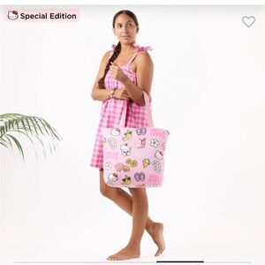 ALOHA Collection x Hello Kitty Sunkissed Pink Day Tripper Tote Bag